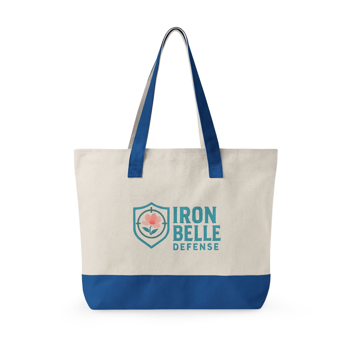 Iron Belle Defense Zippered Canvas Tote