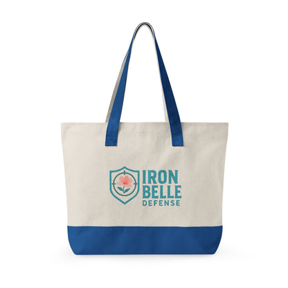 Iron Belle Defense Zippered Canvas Tote
