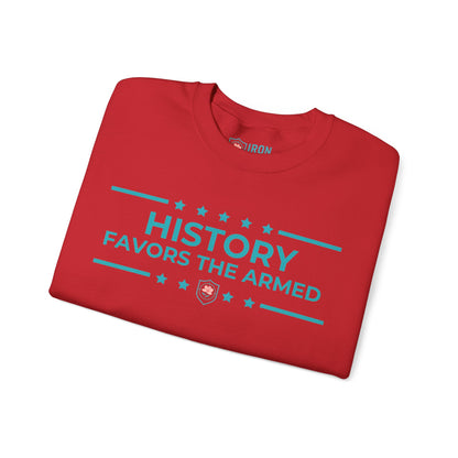 History Favors the Armed Iron Belle Defense Unisex Crewneck Sweatshirt