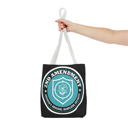 2nd Amendment Shield Tote Bag — America’s Original Homeland Security Cotton Tote