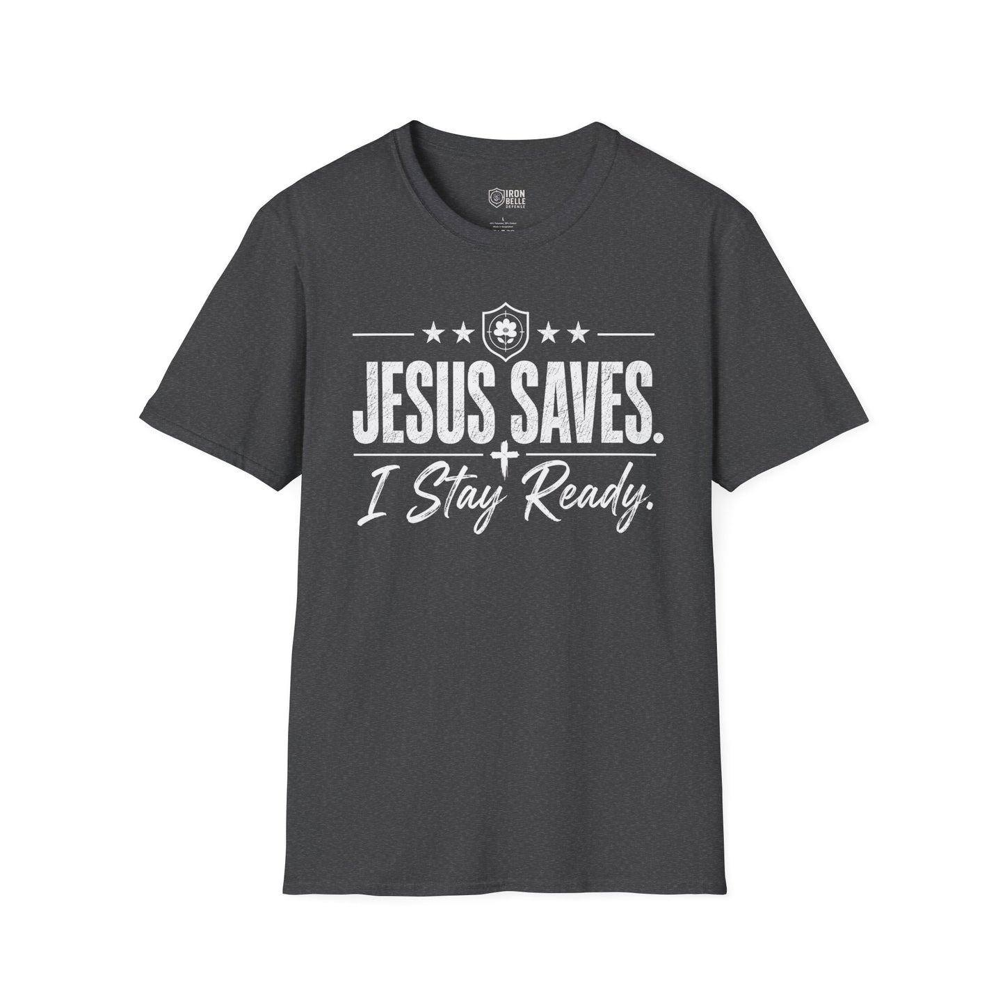 Jesus Saves I Stay Ready Tee