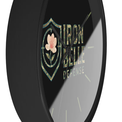 Camo Iron Belle Defense Wall Clock