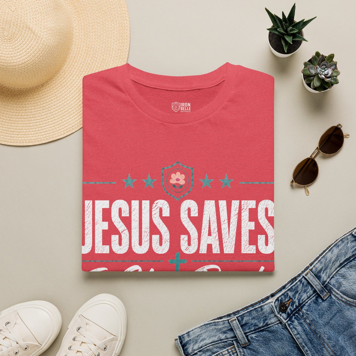Jesus Saves I Stay Ready Tee