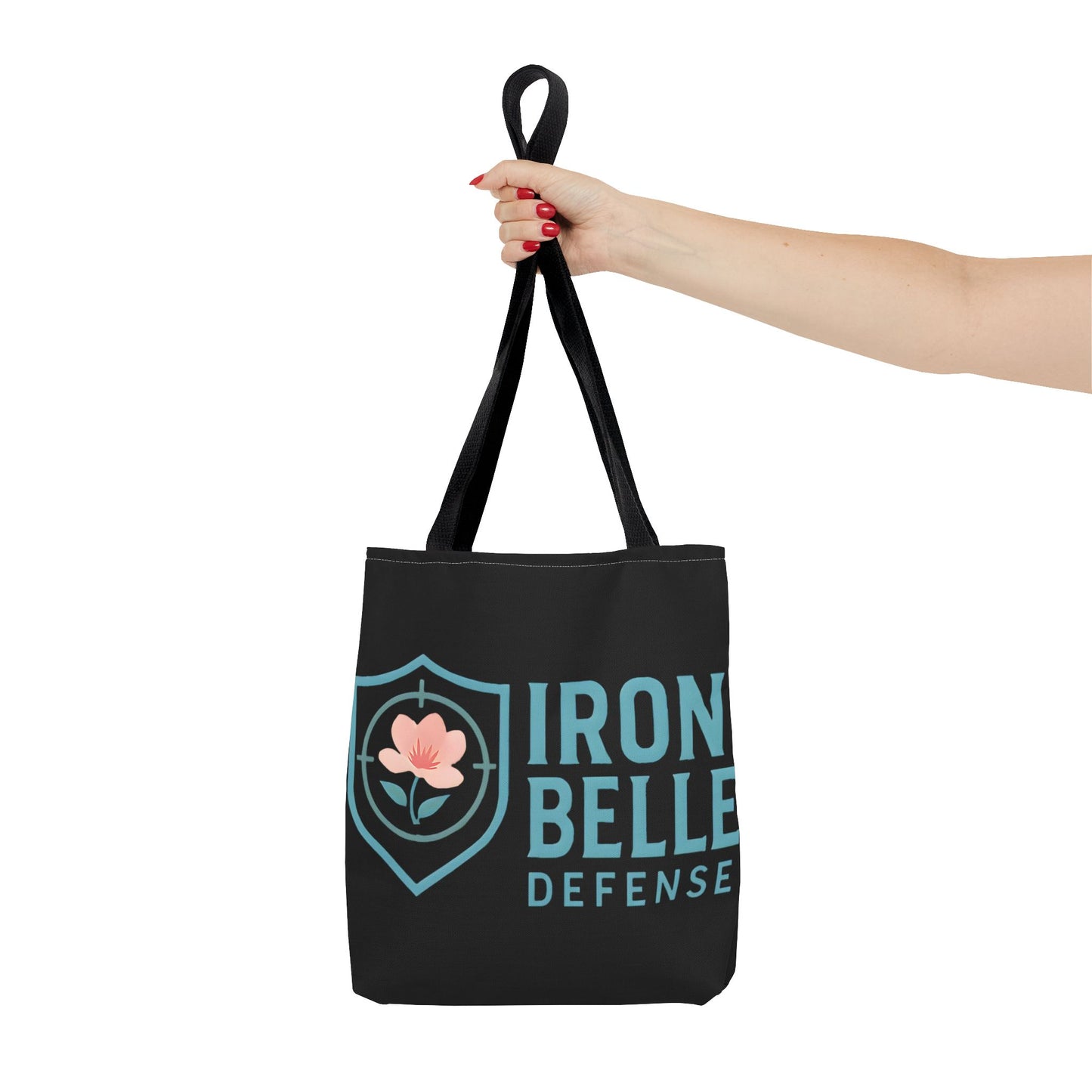 Turquoise Iron Belle Defense Tote Bag