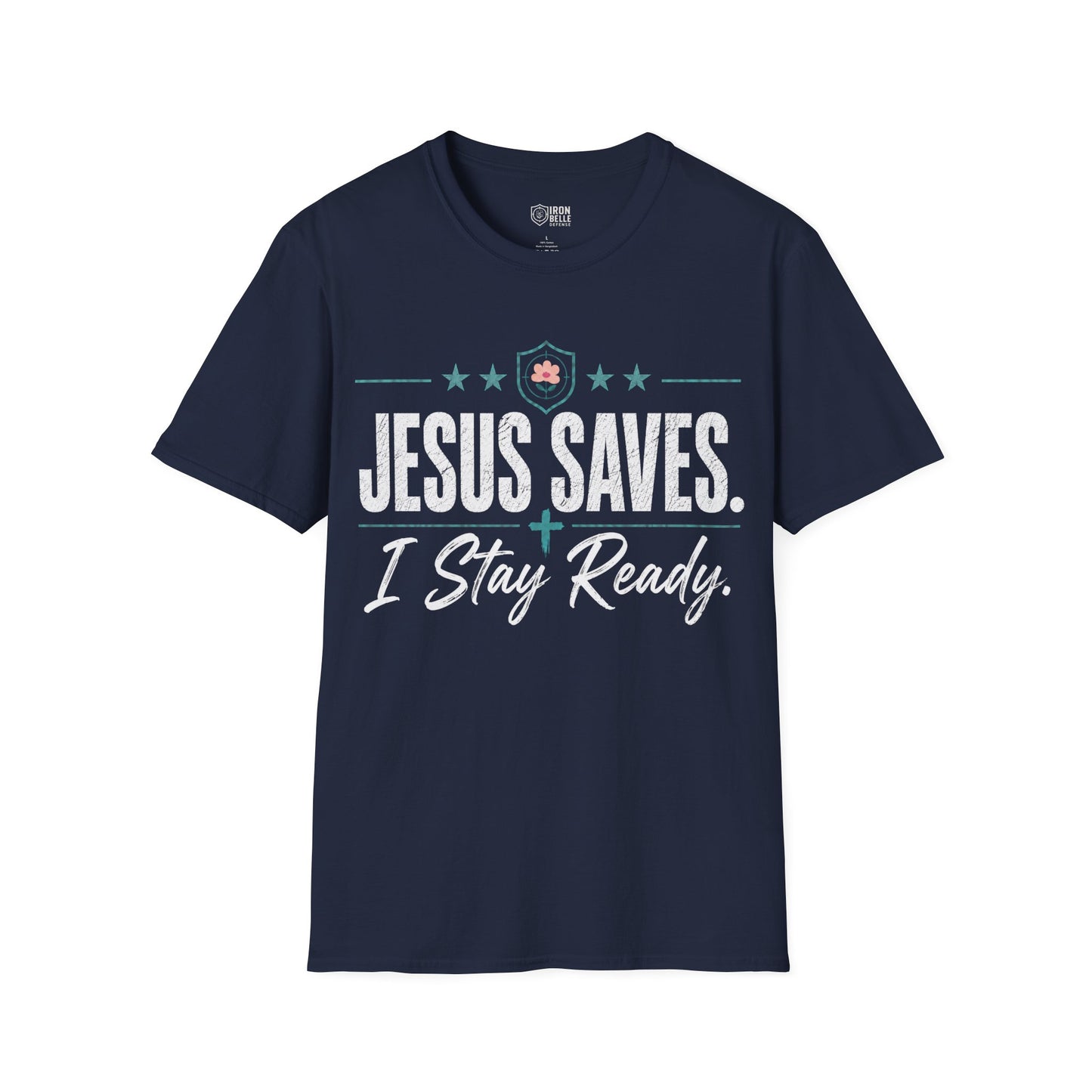 Jesus Saves I Stay Ready Tee
