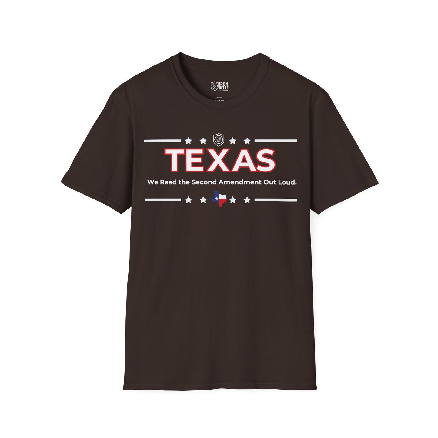 Texas: We Read the Second Amendment Out Loud Unisex Softstyle T-Shirt