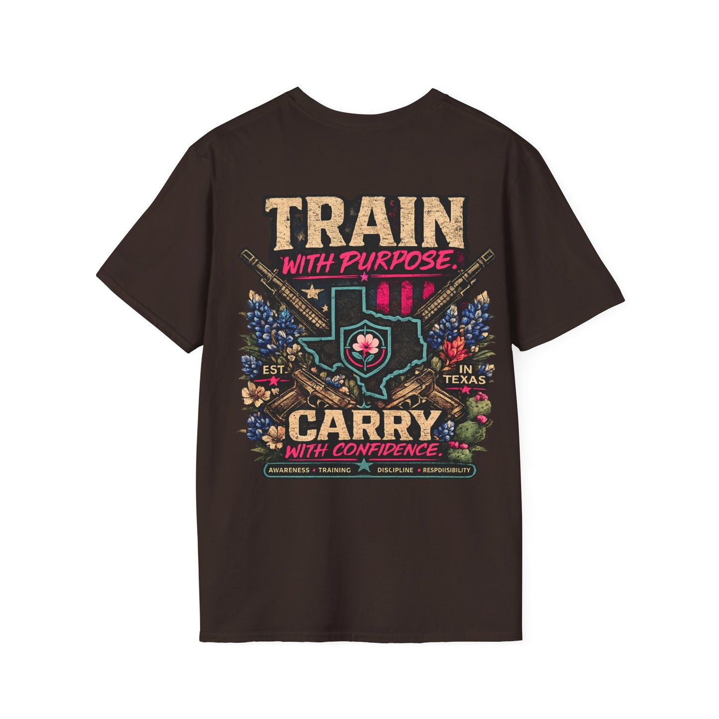 Iron Belle Defense "Train With Purpose" Unisex Softstyle T-Shirt