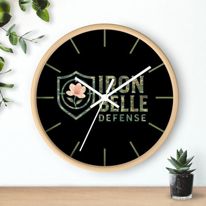 Camo Iron Belle Defense Wall Clock