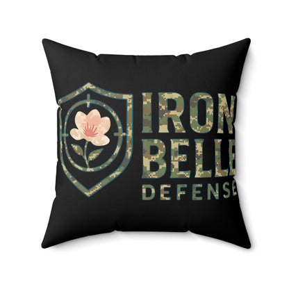 Iron Belle Defense Spun Polyester Square Pillow
