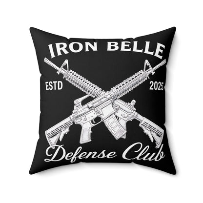 Iron Belle Defense Spun Polyester Square Pillow