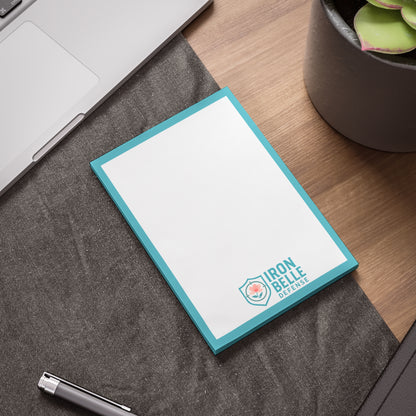 Turquoise Iron Belle Defense Note Pad