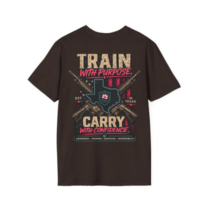 Iron Belle Defense "Train With Purpose" Unisex Softstyle T-Shirt