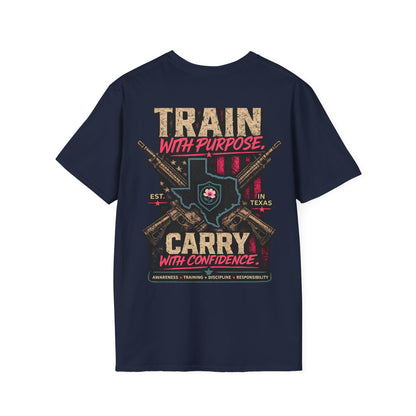 Iron Belle Defense "Train With Purpose" Unisex Softstyle T-Shirt