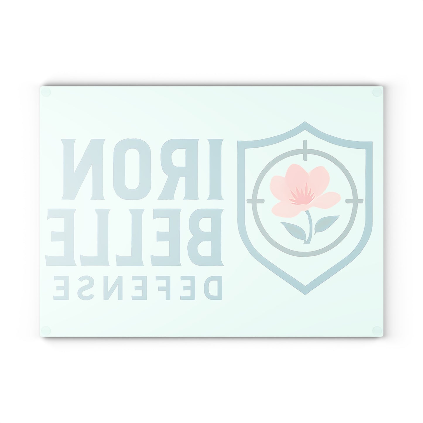 Iron Belle Defense Glass Cutting Board