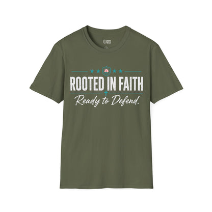 Rooted in Faith Iron Belle Defense Tee