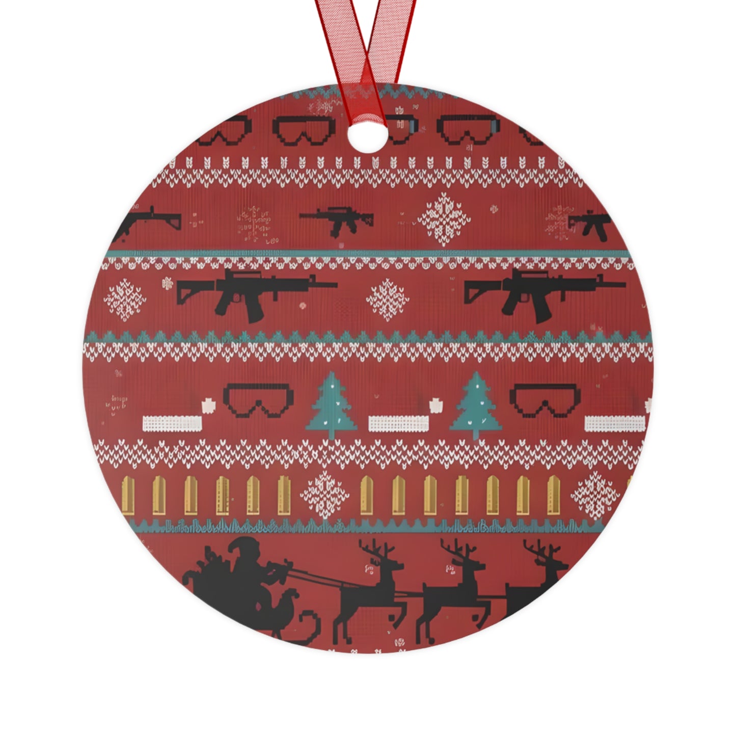 Iron Belle Defense Metal Ornament