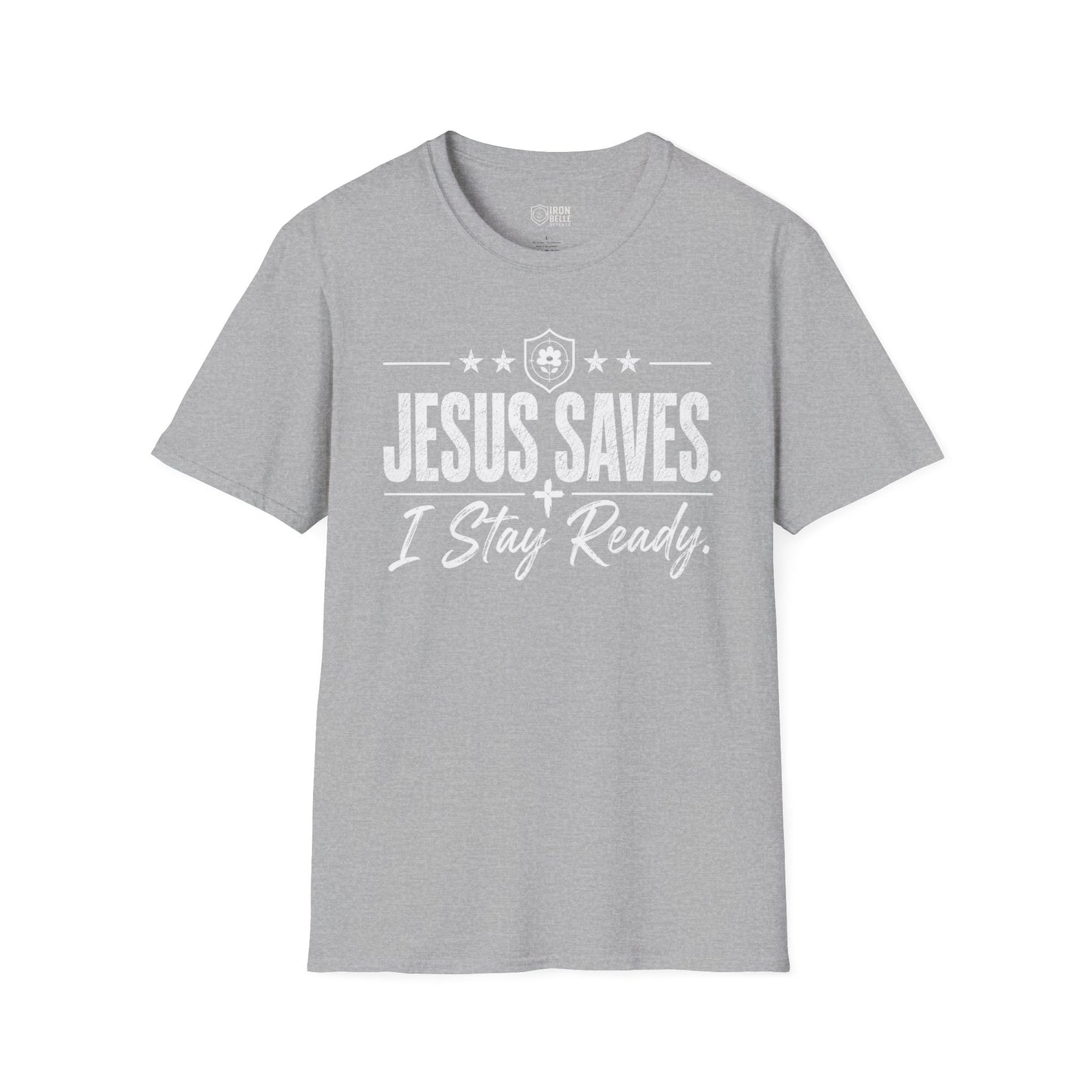 Jesus Saves I Stay Ready Tee