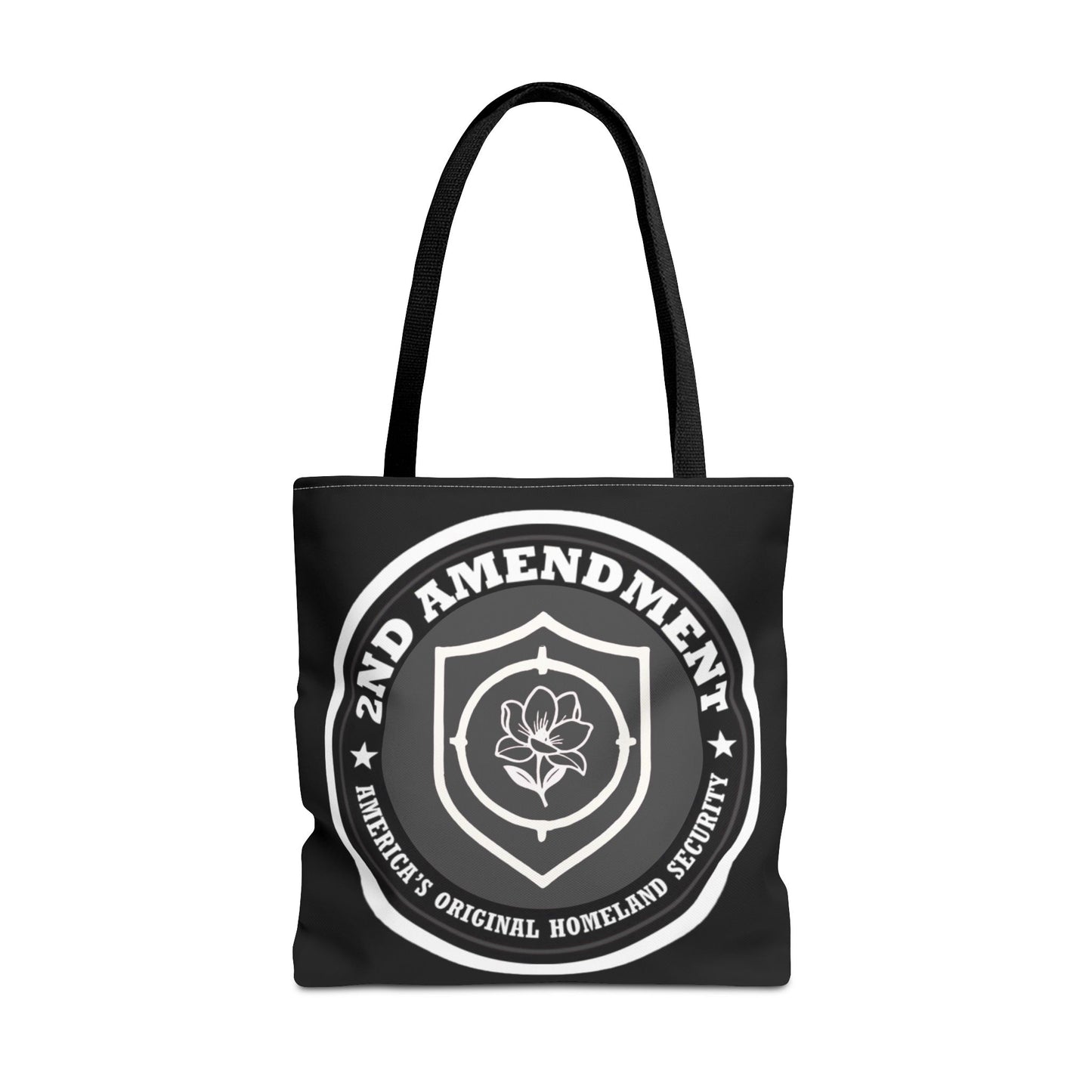 2nd Amendment Shield Tote Bag — America’s Original Homeland Security Cotton Tote