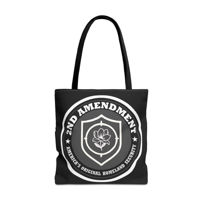 2nd Amendment Shield Tote Bag — America’s Original Homeland Security Cotton Tote