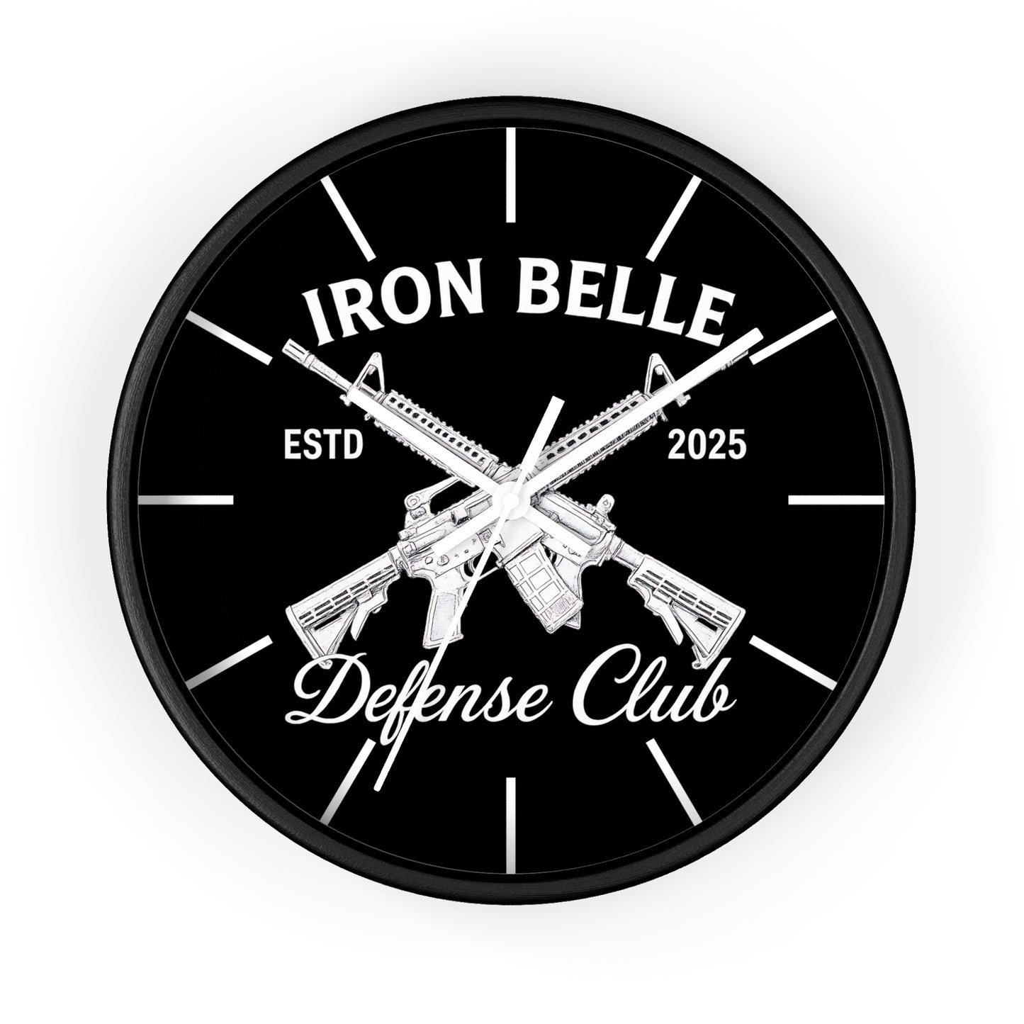 Iron Belle Defense Club Wall Clock