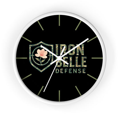 Camo Iron Belle Defense Wall Clock