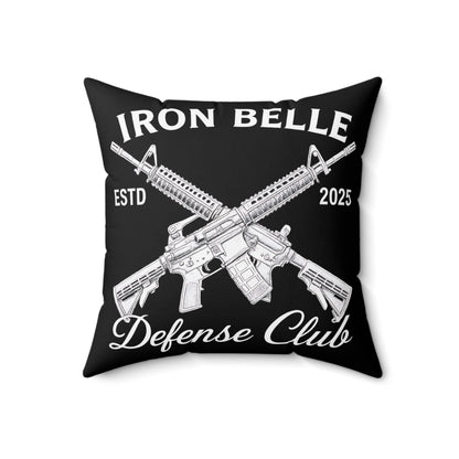 Iron Belle Defense Spun Polyester Square Pillow