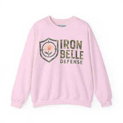 Camo Iron Belle Defense Unisex Crewneck Sweatshirt