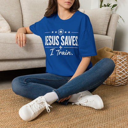Jesus Saves I Train Tee