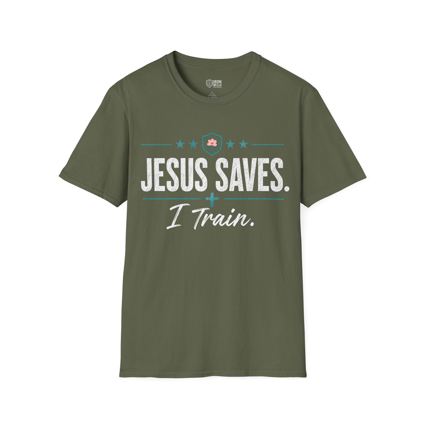 Jesus Saves I Train Tee