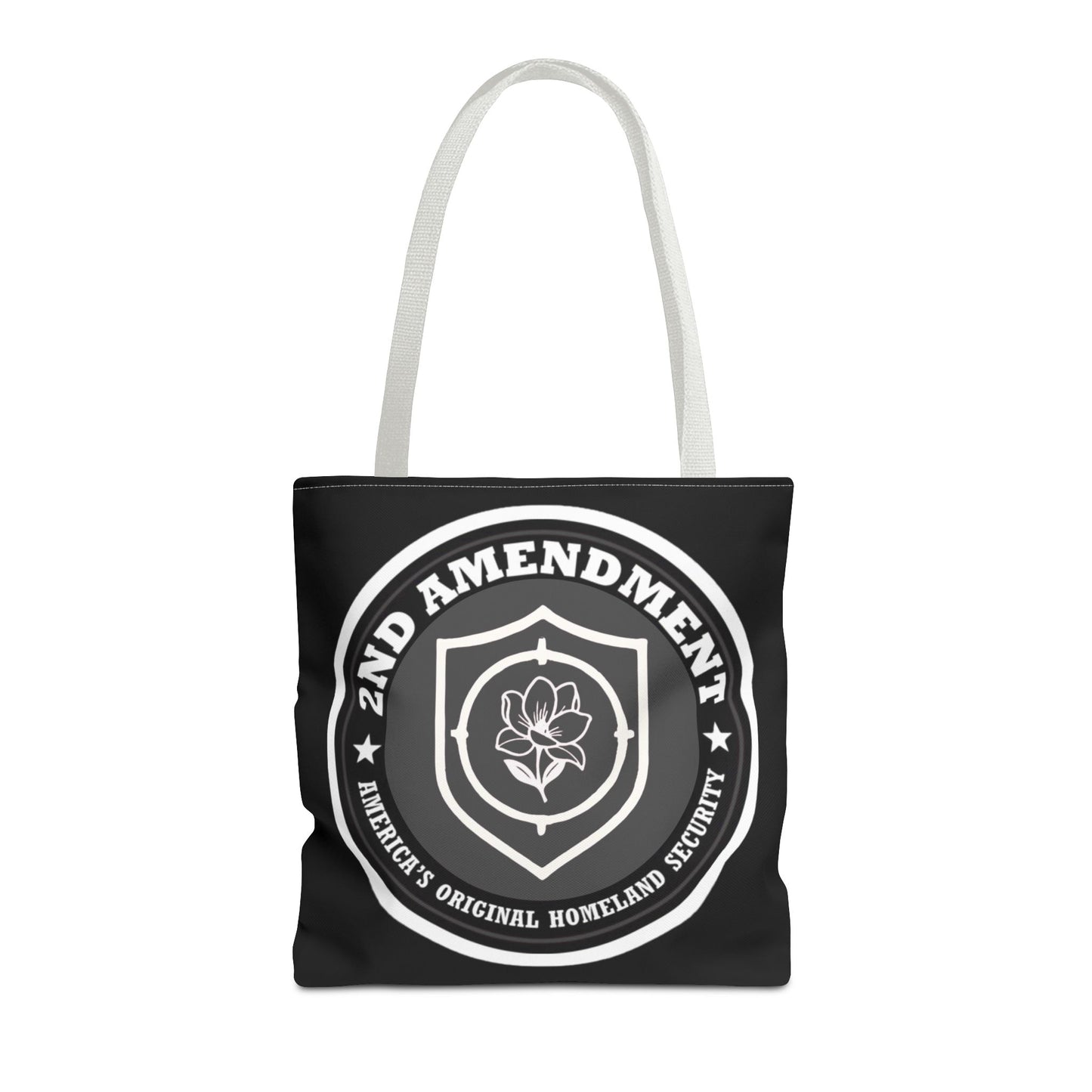2nd Amendment Shield Tote Bag — America’s Original Homeland Security Cotton Tote