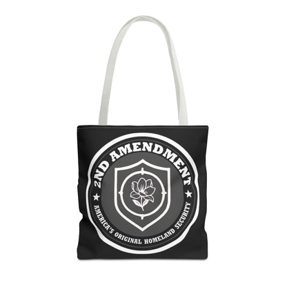 2nd Amendment Shield Tote Bag — America’s Original Homeland Security Cotton Tote
