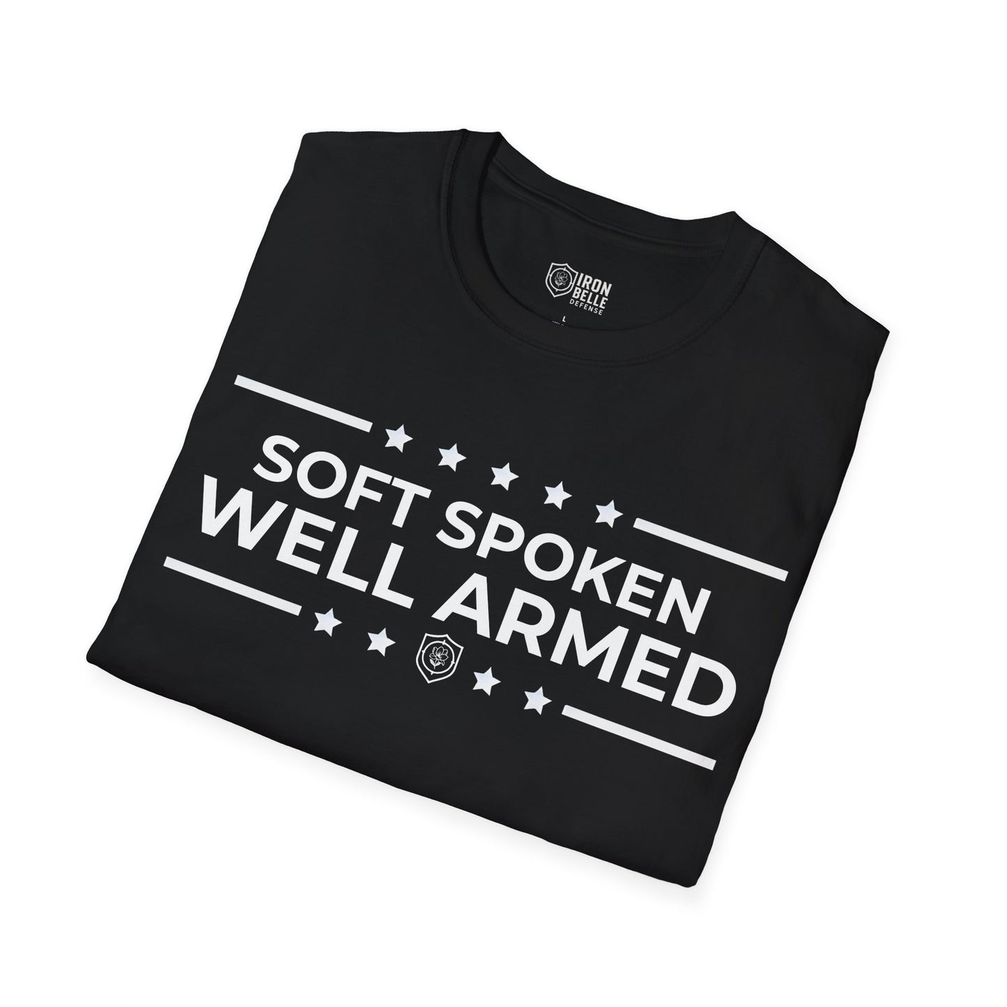 Soft Spoken Well Armed Unisex Softstyle T-Shirt