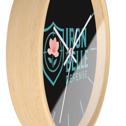 Iron Belle Defense Wall Clock Teal