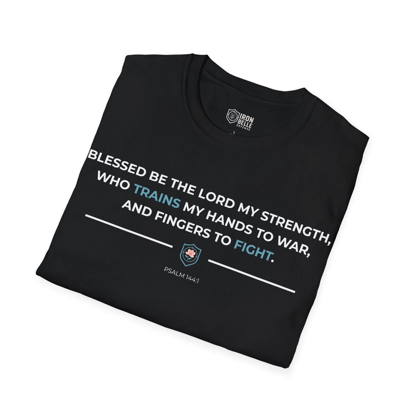 Blessed Be the Lord My Rock Iron Belle Defense Tee