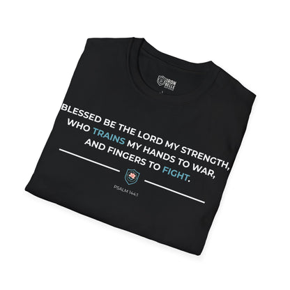 Blessed Be the Lord My Rock Iron Belle Defense Tee