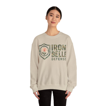 Camo Iron Belle Defense Unisex Crewneck Sweatshirt