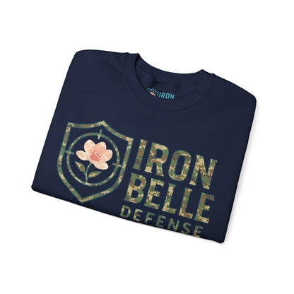 Camo Iron Belle Defense Unisex Crewneck Sweatshirt