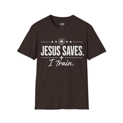 Jesus Saves I Train Tee