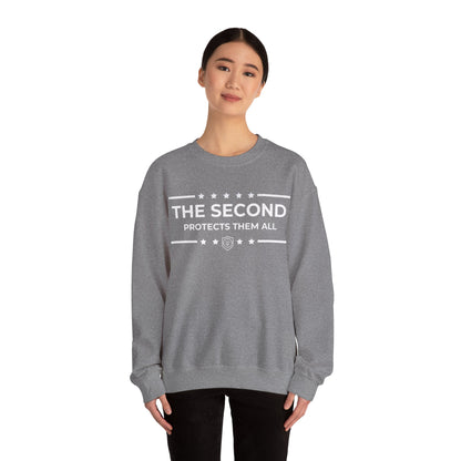 The Second: Protects Them All Iron Belle Defense Unisex Crewneck Sweatshirt