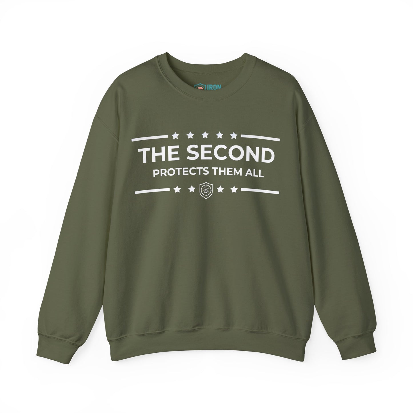 The Second: Protects Them All Iron Belle Defense Unisex Crewneck Sweatshirt