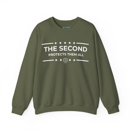 The Second: Protects Them All Iron Belle Defense Unisex Crewneck Sweatshirt