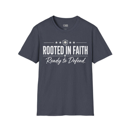 Rooted in Faith Iron Belle Defense Tee