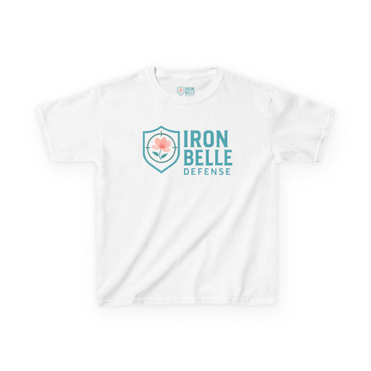 Youth Turquoise Iron Belle Defense Tee