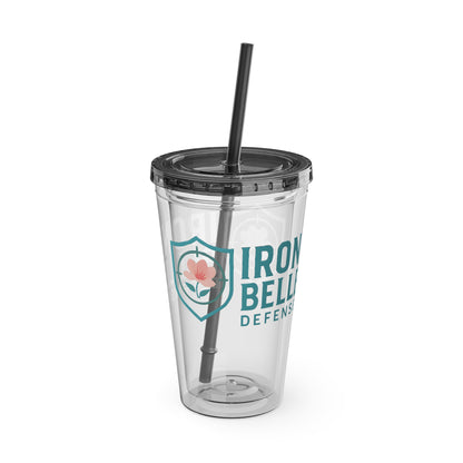 Turquoise Iron Belle Defense Tumbler – 16oz