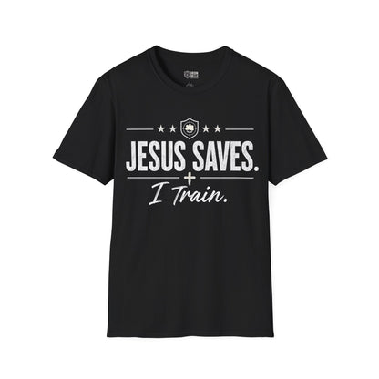 Jesus Saves I Train Tee