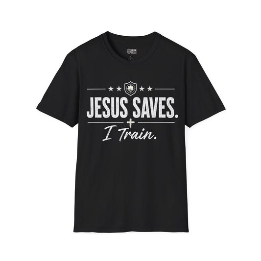 Jesus Saves I Train Tee