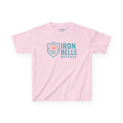 Youth Turquoise Iron Belle Defense Tee
