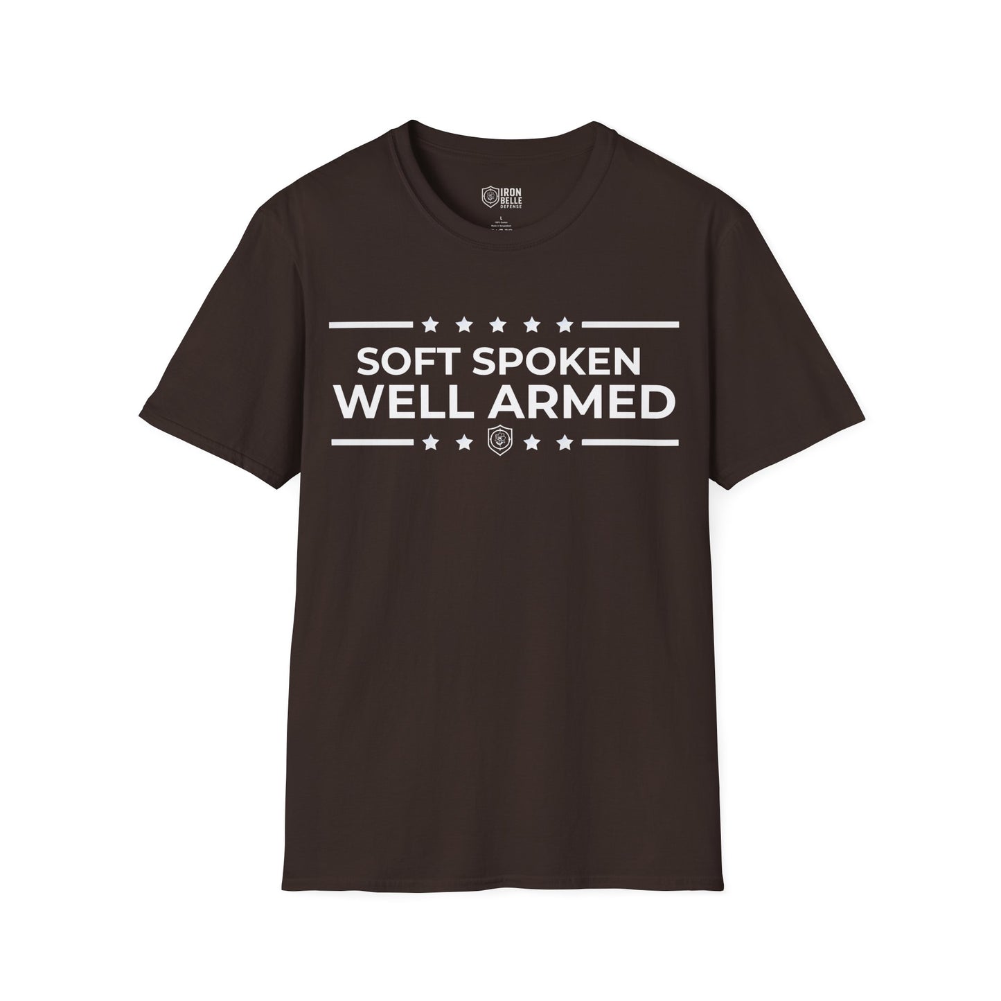 Soft Spoken Well Armed Unisex Softstyle T-Shirt