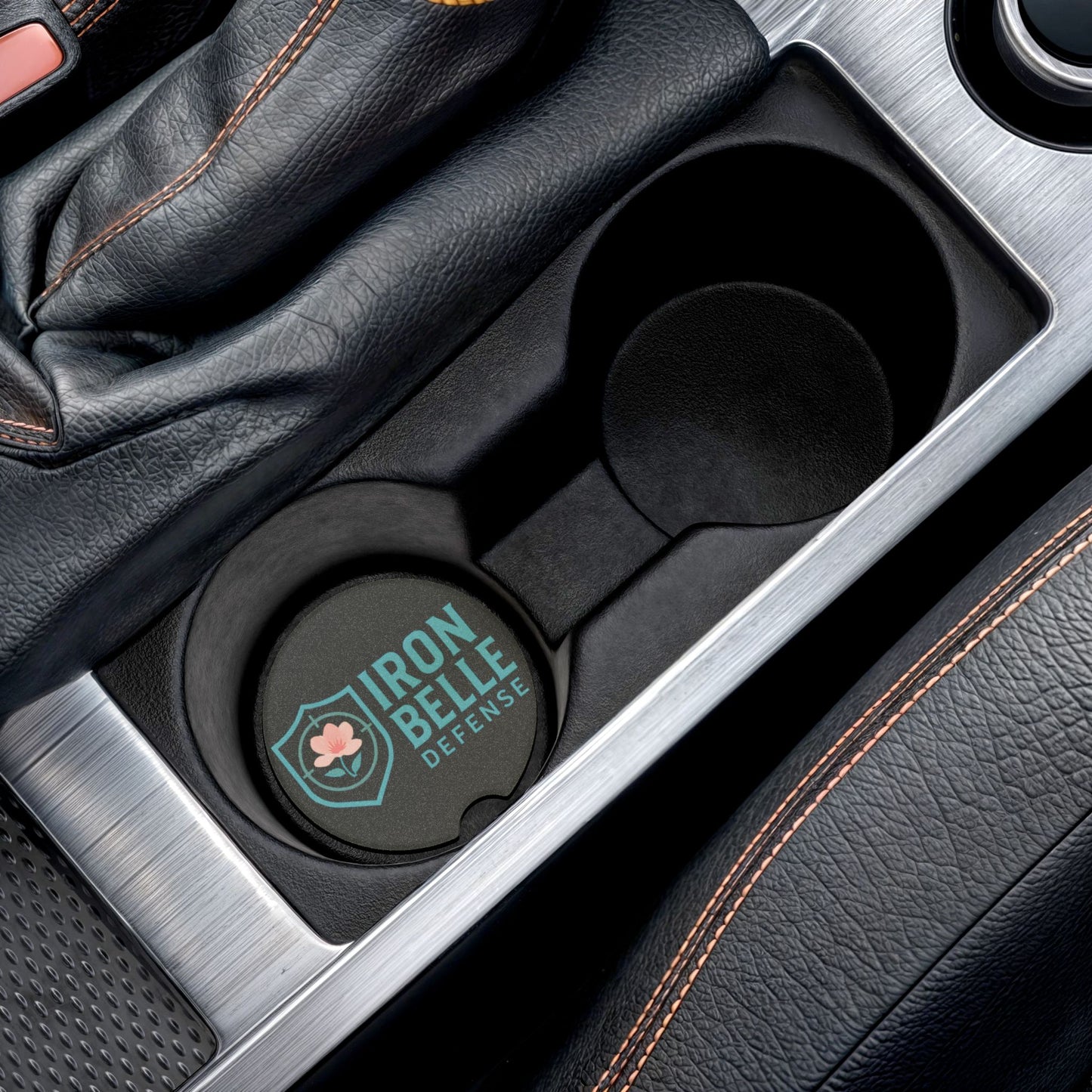 Iron Belle Defense Soapstone Car Coaster