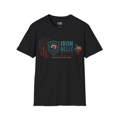 Iron Belle Defense "Train With Purpose" Unisex Softstyle T-Shirt